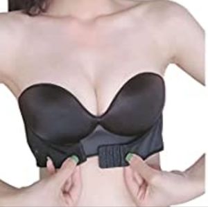 O2 strapless push up front buckle bra lift up cleavage